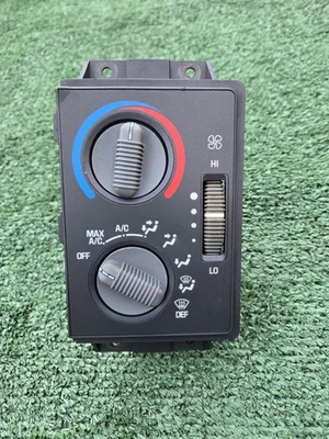 95-97 CHEVY GMC CLIMATE CONTROL UNIT S-10 BLAZER JIMMY HVAC A/C HEATER 96 TEMP - Image 1 of 4