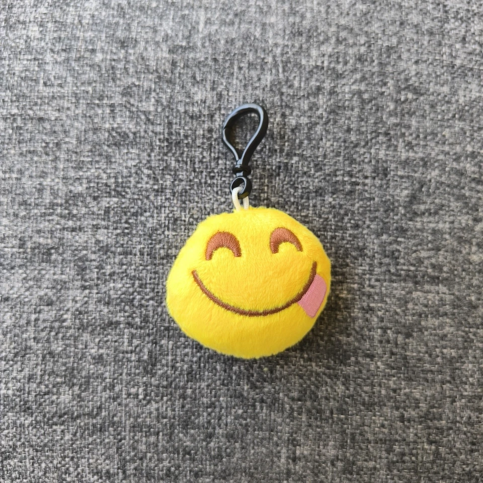 PORTACHIAVI EMOJI EMOTICON FACCINA GADGET ACCESSORI IDEA REGALO CIONDOLO - Immagine 1 di 1