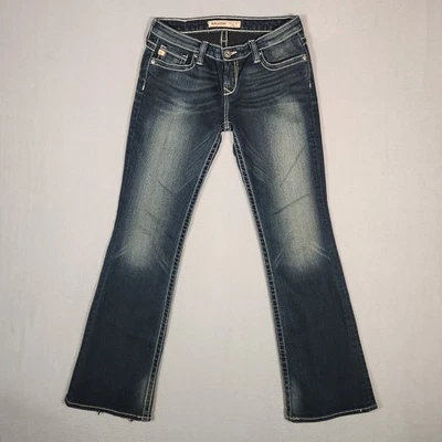 Big Star Jeans Womens 28 Blue Casey K Bootcut Western Dark Wash Denim Y2K - Image 1 of 4