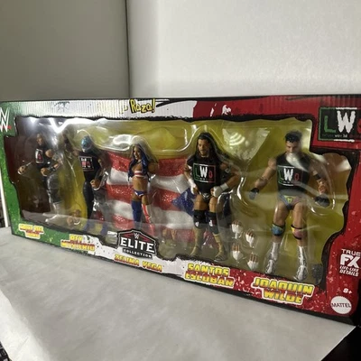 WWE Mattel LWO Elite Collection Paquete de 5 Rey Mysterio, Escobar, Zelina Vega Foto 1 de 4