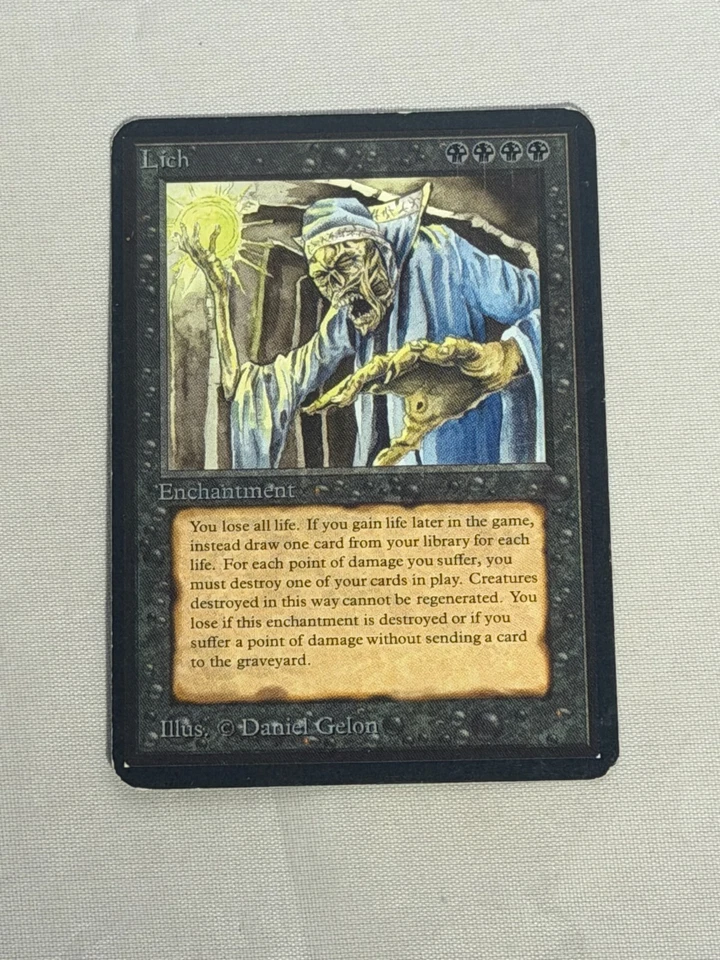 MTG Lich Alpha Magic the Gathering - Image 1 of 4