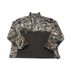 HEYBO XL Realtree MAX-5 Camo 1/4 Zip Pullover Fleece Hunting Jacket - Picture 1 of 9