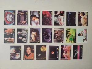 20 Star Trek RARE Vintage 1976 Card Collection Kirk Spock Enterprise Romulans VG - Picture 1 of 2