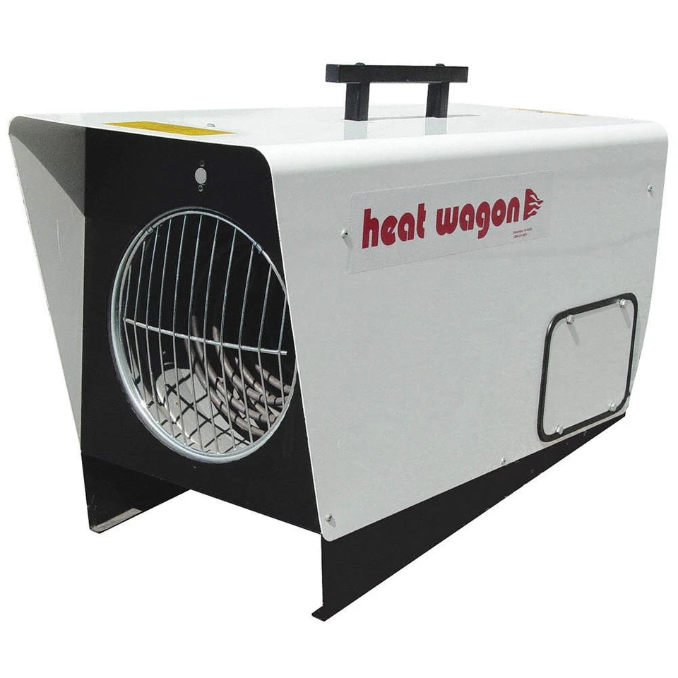 HEAT WAGON P1800-1 Prtbl Salamndr Elct Heatr, 20 дюймов в высоту, 240 В, 1Ph 5PFX2 - Изображение 1 из 1