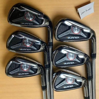 Juego de plancha TaylorMade Burner 2009 6ps 5-6-7-8-9+P Flex S NS Pro 950GH excelente Foto 1 de 4