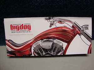 BIG DOG MOTORCYCLES SMALL 2010 SALES BROCHURE BULLDOG CENTERFOLD all 2010 models - Picture 1 of 3