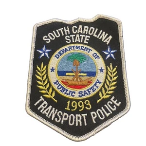 Parche Oficial de Policía 1993 POLICÍA ESTATAL DE TRANSPORTE DE CAROLINA DEL SUR SEGURIDAD PÚBLICA - Imagen 1 de 4