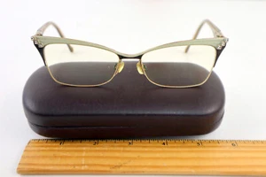 Diva 5525 Eyeglasses Frames by Eastern States 53[]15 Italy Swarovski Crystals - Picture 1 of 9