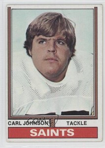 1974 Topps Carl Johnson #308 Rookie RC