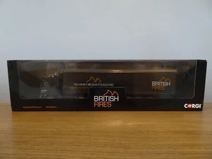 CORGI SUPERHAULERS BRITISH FIRES VOLVO FH12 CURTAINSIDE TRUCK MODEL CP86740 1:64 - Picture 1 of 3
