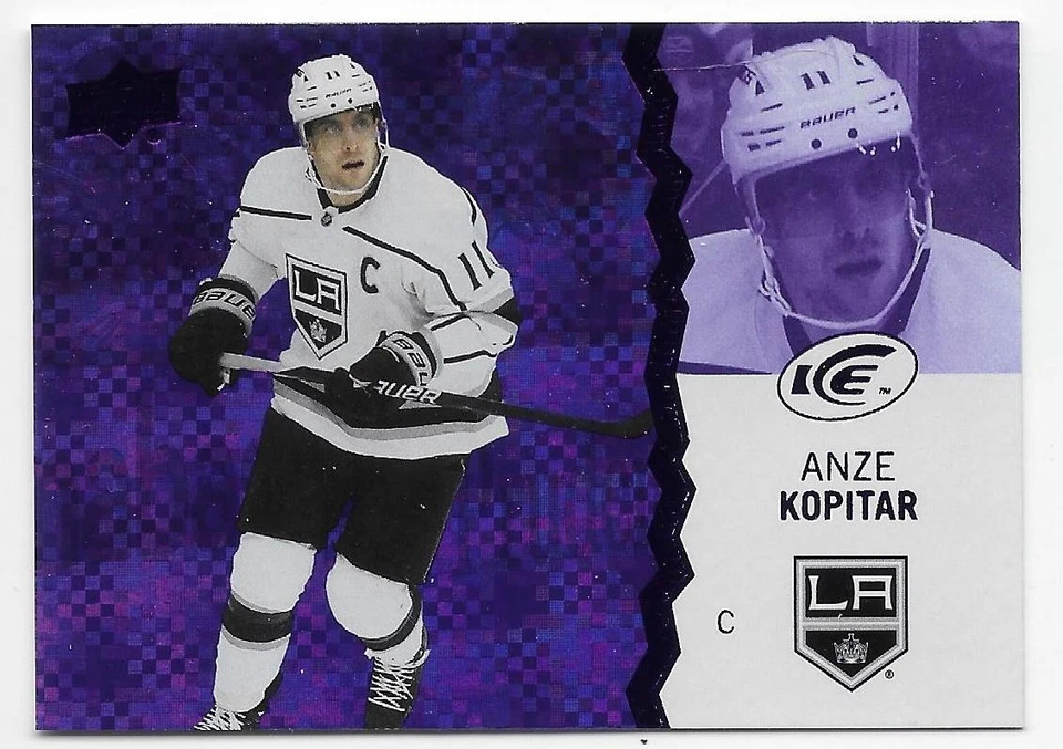 23/24 UPPER DECK ICE PURPLE PARALLEL Hockey (#1-150) U-Pick From List - Image 1 of 1