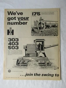 1967 Internacional 303 403 503 combinar impresión AD - Imagen 1 de 1