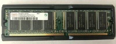 Hynix 512MB PC3200 DDR-400MHz HYMD564646CP8J-D43 AA - Image 1 of 2