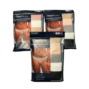 Lot of 3 GapBody Panties Womens XXL 5-Pack Seamless Hipster Tagless Underwear - Picture 1 of 10