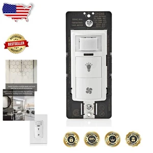 Automatic Humidity Sensor Light Switch - Ideal for Bathrooms, Basements, & Spas - Picture 1 of 12