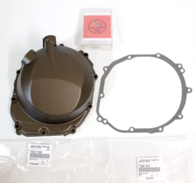 JUEGO DE JUNTAS Y CUBIERTA DE EMBRAGUE KAWASAKI genuino apto para 2000-2006 ZX1200 Ninja ZX-12R Foto 1 de 4