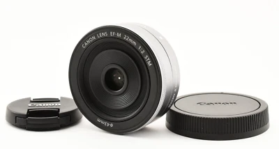 Tested【Near Mint】Canon EF-M 22mm F/2 STM Wide Angle Lenssilver From Japan - Image 1 of 4