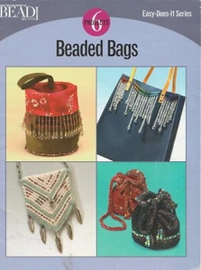 Beaded Bags Book Sewing Beading Tote, Drawstring Needlecraft Easy Does It Series - Picture 1 of 1