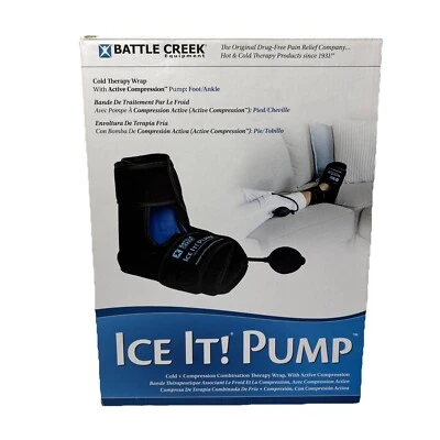 Ice It!® Pump Cold & Compression Therapy Wrap for Feet & Ankles - Air Pump fo... - Image 1 of 4