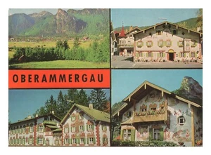 Postcard 4x6 Germany Greetings From Oberammergau Hansel Grettle House RidingHood - Picture 1 of 2