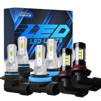 Para Toyota 4Runner 2006 2007 2008 2009 Kit de faros LED + luces antiniebla Foto 1 de 4