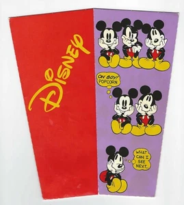 1993 Walt Disney World Snack Souvenir Popcorn Box Mickey Mouse BEST SNACK! - Picture 1 of 2