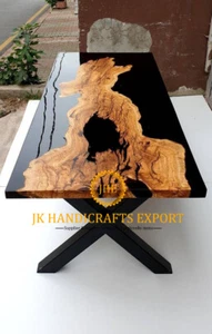 New Custom Order Epoxy Dining coffee Table Tops walnut Table Hallway Decor - Picture 1 of 5