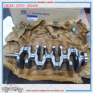 Gen-uine Crankshaft OEM Sonata Genesis Coupe Santa Fe Sportage Optima 2.0L 11-14 - Picture 1 of 4