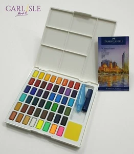 Faber-Castell Solid Watercolour Set Of 48 - Picture 1 of 6