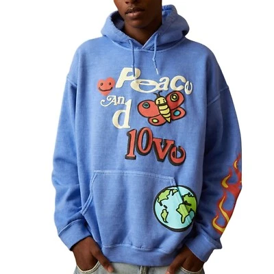 Pacsun Peace and Love Men's Drawstring Hoodie with Kangaroo Pocket - NWT - Image 1 of 4