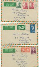 IRELAND 1952/74, 9 different almost all airmail covers partly with good postage 