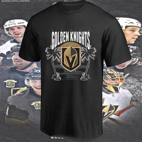 Vegas Golden Knights Team 2023 Stanley Cup T-Shirt Unisex Cotton S-3XL Gift Fans Cover