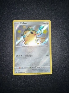 Juego de cartas coleccionables Pokémon Cufant SV090/SV122 Shining Fates Holo brillante raro casi nuevo - Imagen 1 de 2
