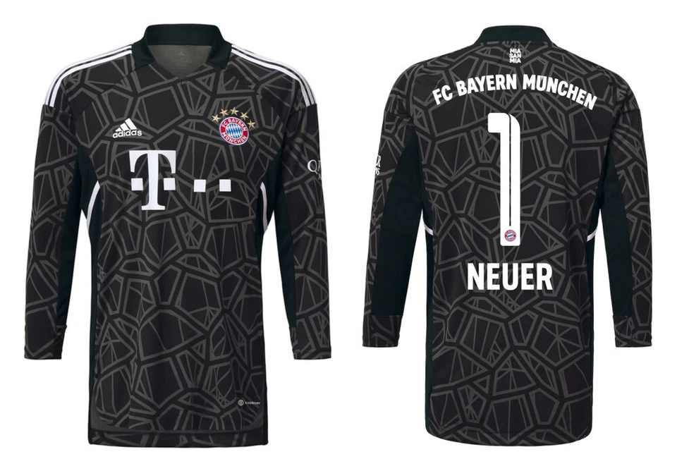 Trikot Kinder Adidas FC Bayern 2022-2023 Torwart Home | Heim FCB - Neuer 1 - Bild 1 von 1