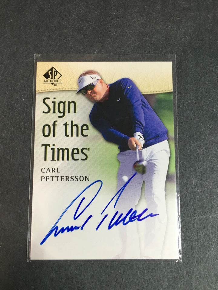 F162,683  2014 SP Authentic Sign of the Times #SOTTCP Carl Pettersson GOLF AUTO Foto 1 de 1