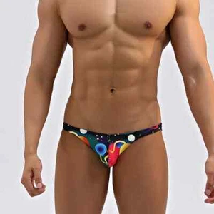 Herren Sexy Badeslip Low Waist Tight Strand Bikini Badeanzug Gay Badeanzug - Bild 1 von 9