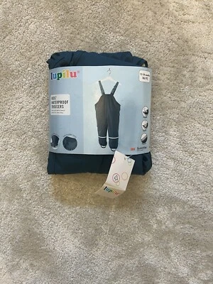 Lupilu Kids Waterproof Trousers 12-24 Months / 1-2 Years 3M Scotchlite