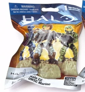 Mega Construx Bloks Halo Fest CE UNSC Marine PAX 99654 UNSC Construx Series NUEVO - Imagen 1 de 2