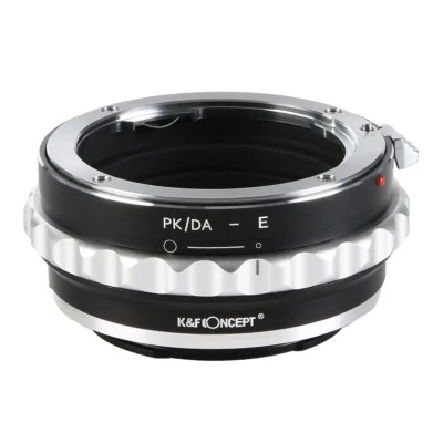 K&F Concept PK/DA-NEX Pentax K/M/A/FA/DA Mount Lens to Sony NEX E-Mount Camera  - Image 1 of 4