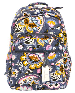 New NWT Vera Bradley Charmont Meadow Floral Essential Large LAPTOP Backpack
