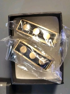 Star Trek:Next Generation Three Star Admiral Rank Pin (3 Pip) Set of 2 ANOVOS - Picture 1 of 4