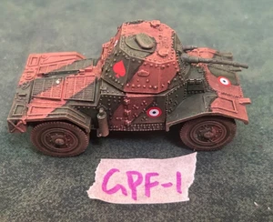 28 mm gut lackiertes Bolt Action französisches Panzerauto Lot GPF-1 - Bild 1 von 1