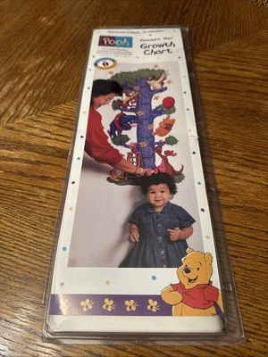 Tabla de crecimiento de árbol Winnie The Pooh Measure Me pelable NUEVO Foto 1 de 4