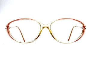 Gafas ovaladas transparentes rosa rubor Gloria Vanderbilt 53 17 130 de colección - Imagen 1 de 8