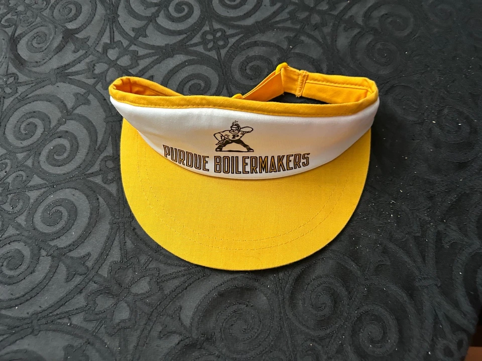 Vintage Purdue Boilermakers Visor NCAA College Champion  - Image 1 of 4