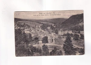 F4294) Cartolina, SALUTI da OHRDURF i. Th. - Lotto su strada Oberhof 1915 - Foto 1 di 2