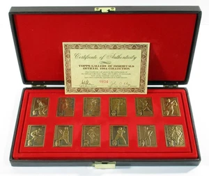 1984 Topps Gallery of Immortals Complete Baseball Set (12) Bronze Ryan Rose - Picture 1 of 5