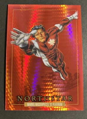 2024 Marvel Masterpieces '92 Red Prism /492 Northstar Color Match - Image 1 of 3