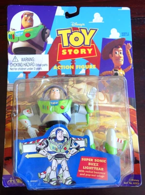 Boneco de ação Disney TOY STORY Buzz Lightyear 1995 NOVA CAIXA Super Sonic - Imagem 1 de 4