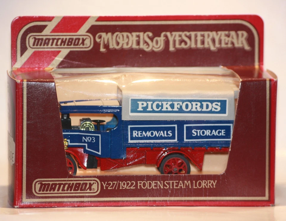 Matchbox-Models of Yesteryear Y-27/1922 Foden Steam Lorry-old Truck-New-Neu - Bild 1 von 1